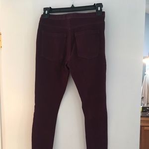 Wine Colored Leggings